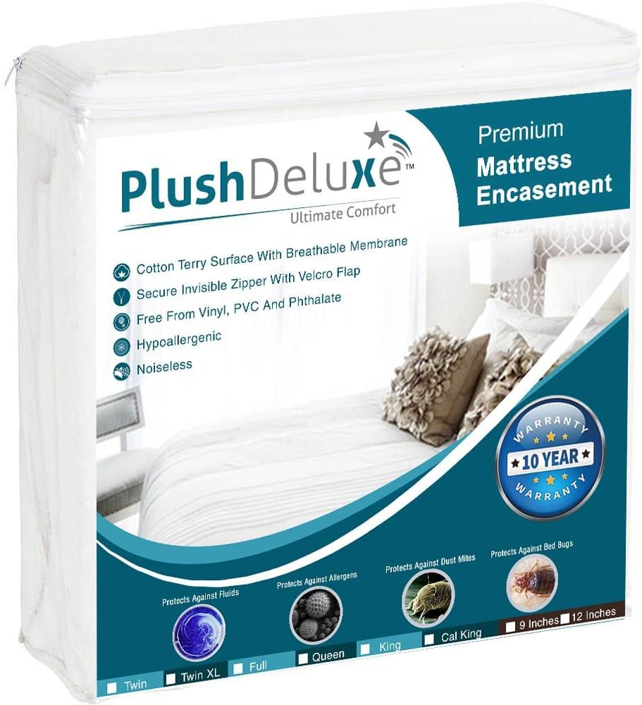 Cotton Terry Zippered Mattress Encasement